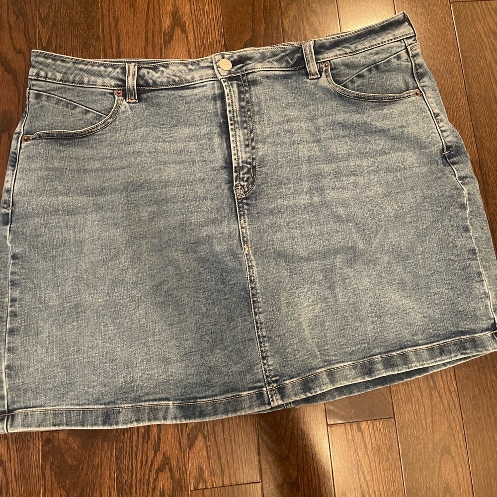 Denim Skort